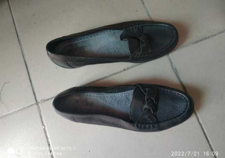 Макассины Hotter кожаные