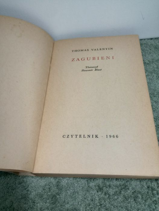 Zagubieni. Thomas Valentin