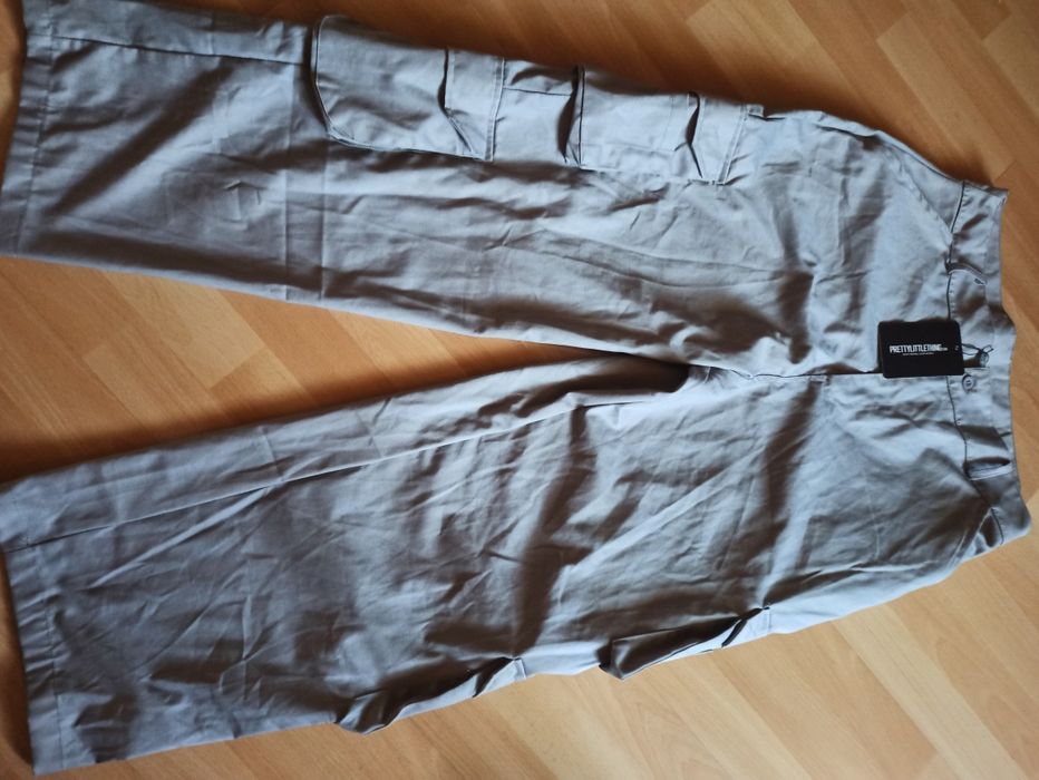 Bojówki nowe szare