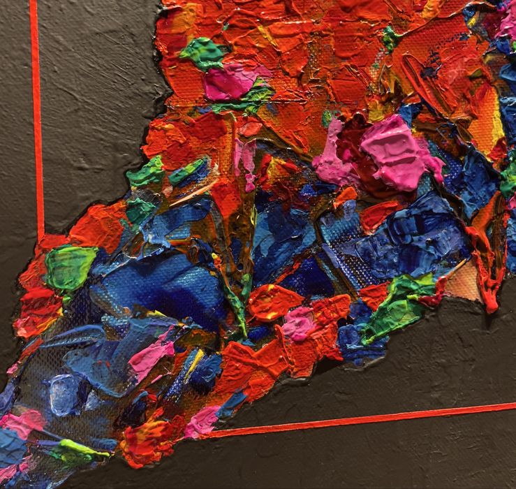 Obraz. Akryl. Abstrakcja.