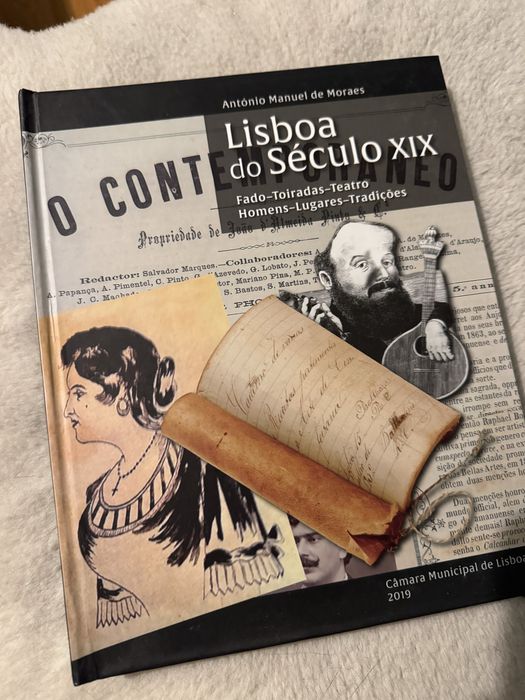 Livro Lisboa do Século XIX Fado-Toiradas-Teatro Homens-Lugares-Tradições