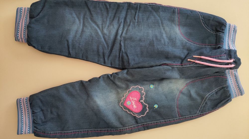 Джинсы утепленные