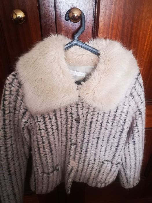 Casaco Lã com pêlo