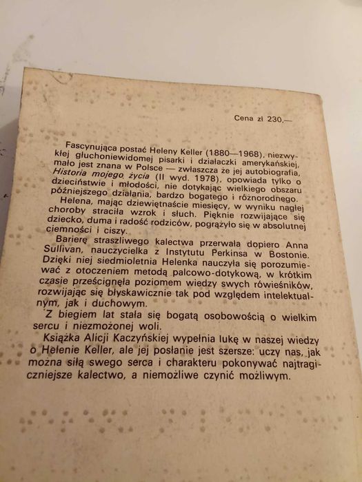 Helena Keller - Kaczyńska