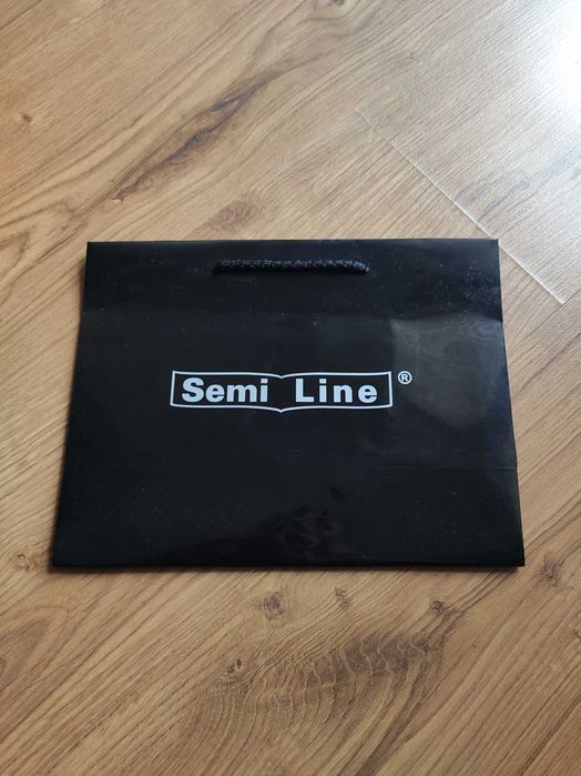 Portfel damski skórzany duży bordowy - Semi Line + eleganckie pudełko