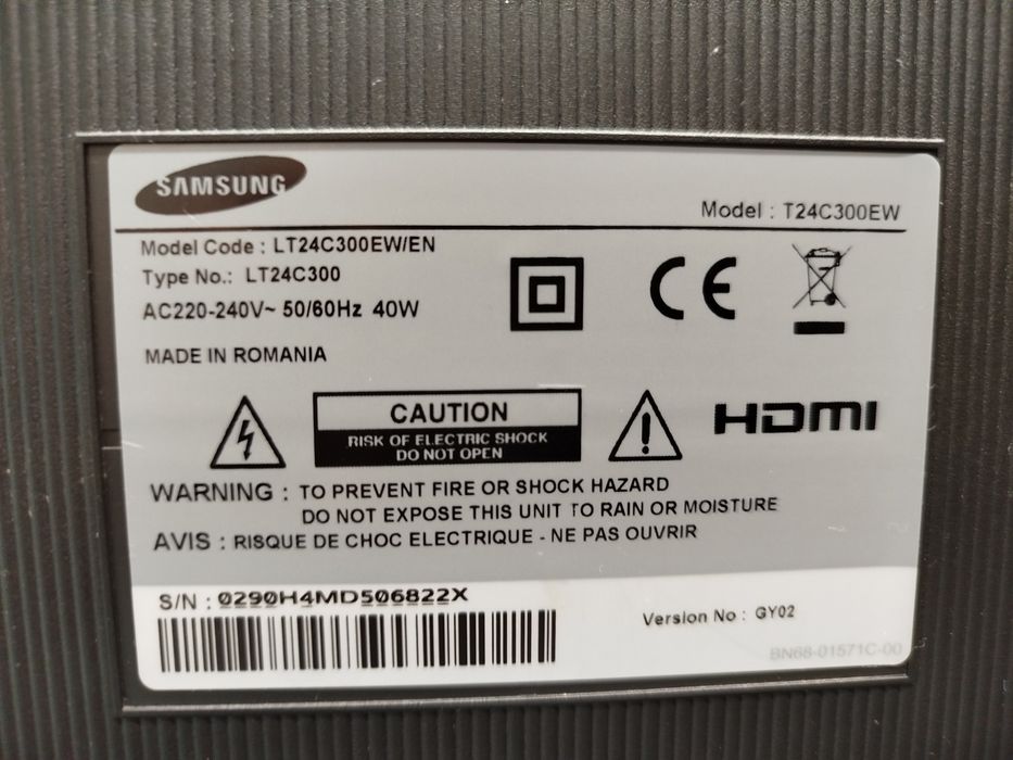 Televisão TV  ou monitor PC  Samsung  24"  Full HD