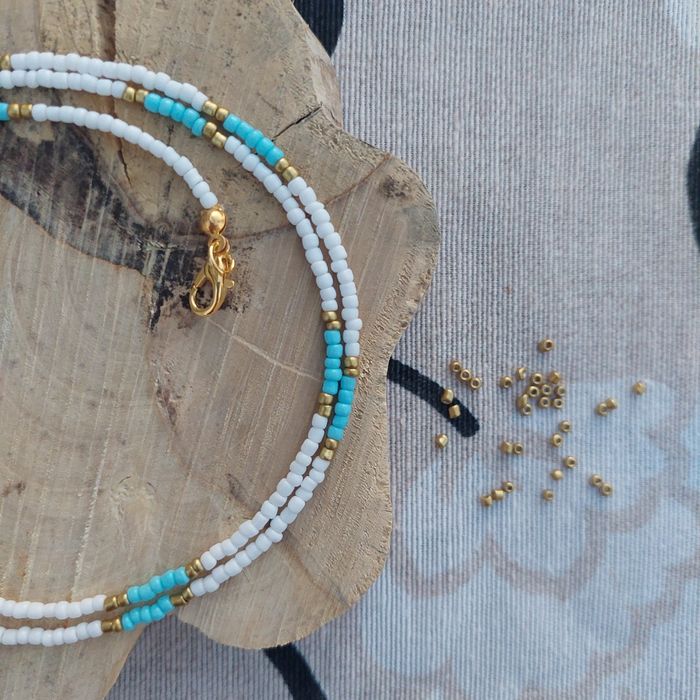 Segura óculos azul & branco