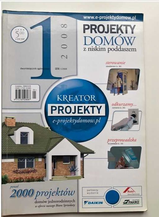 Projekty domów z niskim poddaszem 1/2008