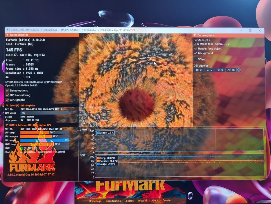 ASUS ROG Zephyrus M16 GU604VI i9-13900H RTX4070 6Gb, RAM 32GB, SSD 1TB