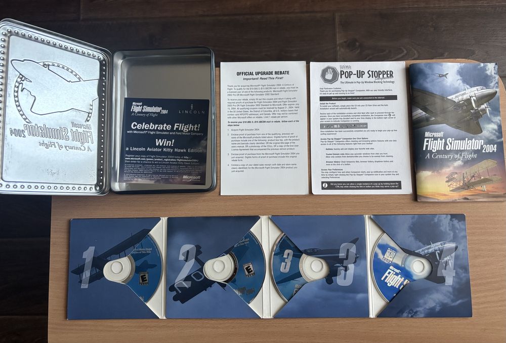 Microsoft Flight Simulator 2004 та X, PC, ліцензія