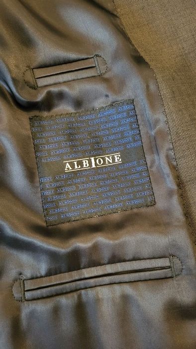 Garnitur ślubny ALBIONE jak nowy na 182 cm ślub wesele studniówka