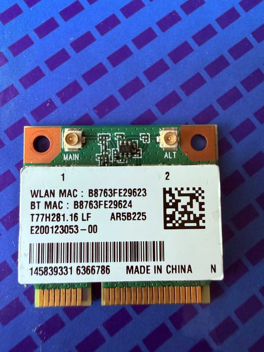Karta WI-FI Atheros AR5B225 + Bluetooth