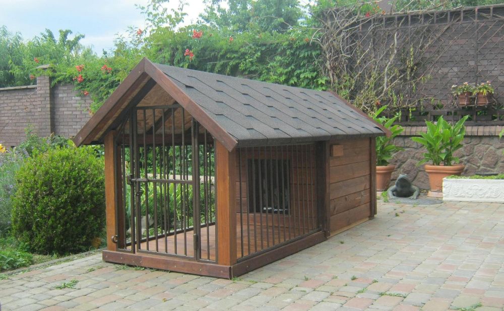 ЭКСКЛЮЗИВНЫЕ будки | Будка для собаки с МИНИВОЛЬЕРОМ