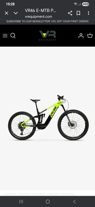 Edição  valentino rossi " Nova " bicicleta elétrica.