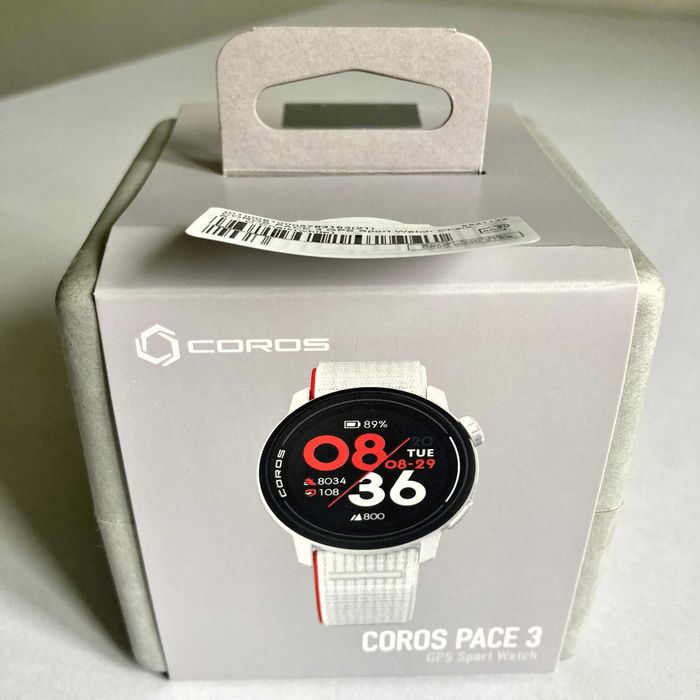Coros Pace 3 (Branco) – Como Novo / Impecável