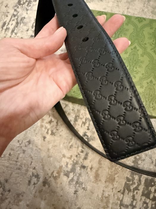 Шкіряний пасок Gucci