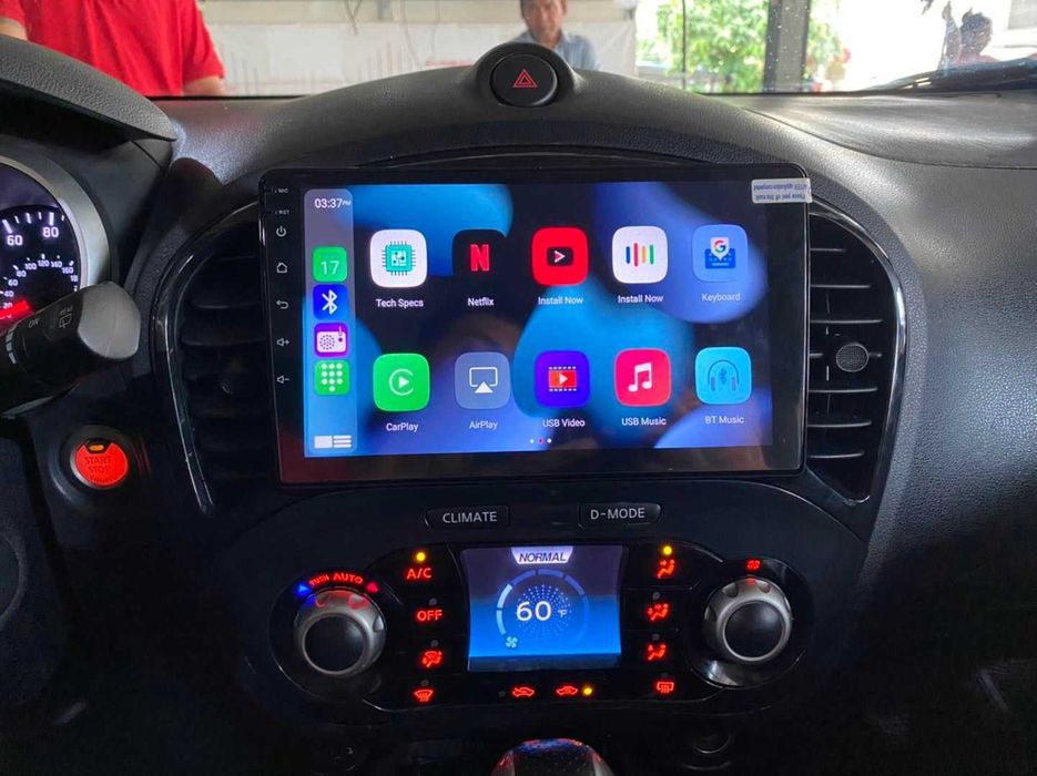 (NOVO) Rádio 2DIN 9" • NISSAN Juke (2010 até 2019) • Android [4+32GB]