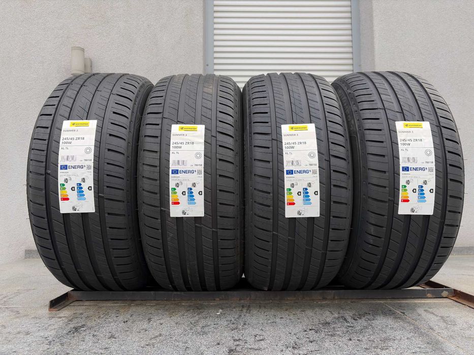 x4 letnie 245/45R18 Kormoran Summer 3 prod. 2026r! 100W XL B,B,71db 5lat gwar