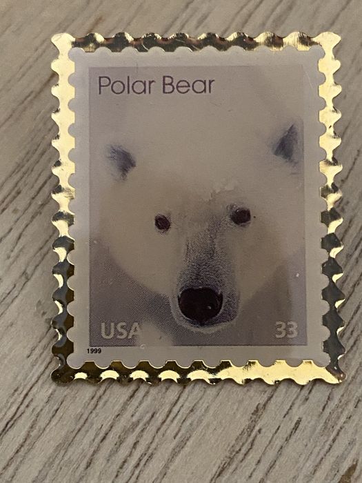 Kolekcjonerska przypinka 1999 Polar Bear Usa