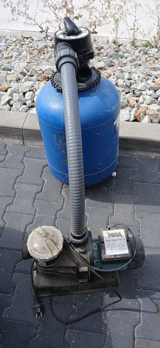 duzy wydajny  filtr piaskowy pompa 
zawór basenowy