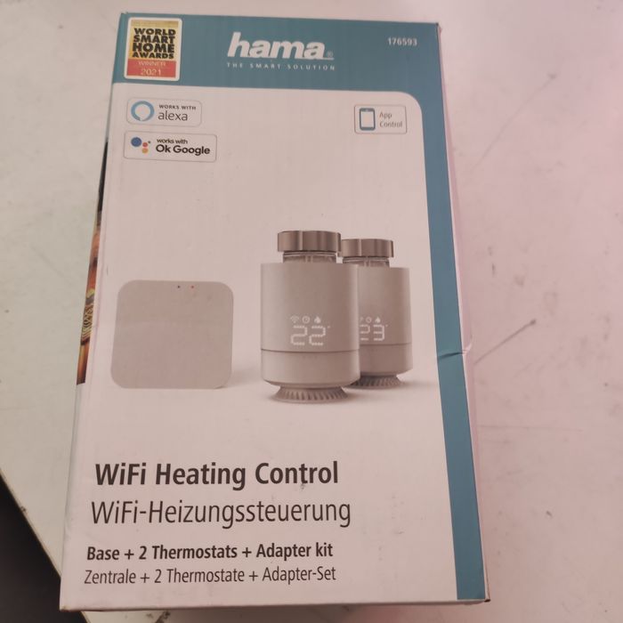 Przekaźnik + głowice termostatyczne HAMA 176593 WiFi