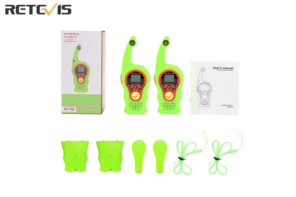 Rádio portátil Retevis para crianças PMR446