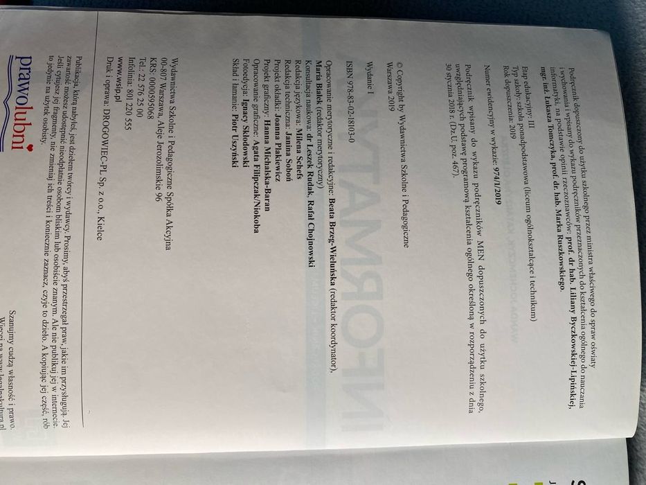 Podręcznik informatyka 1