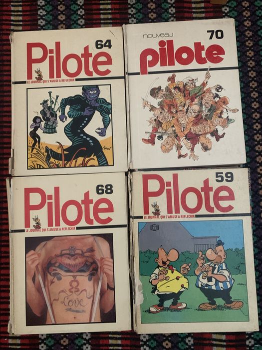 4 Albuns revista Pilote