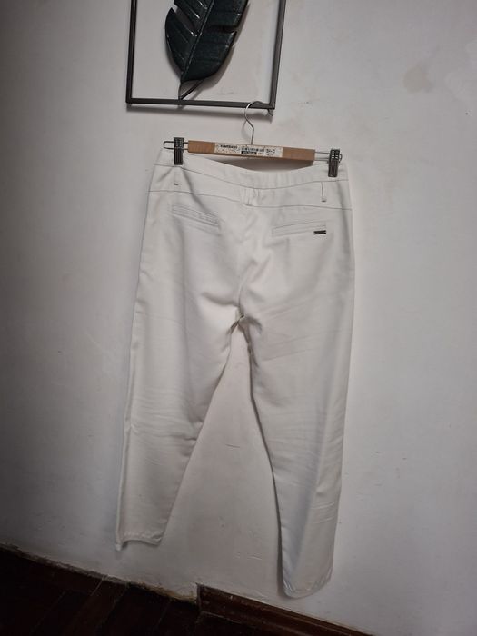 Calça  branca ideal para o verao