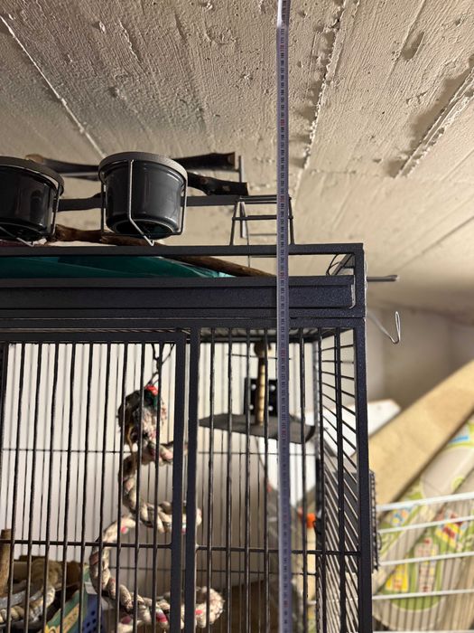 Gaiola Graaaande p/ Araras Papagaios - 100x70x180cm