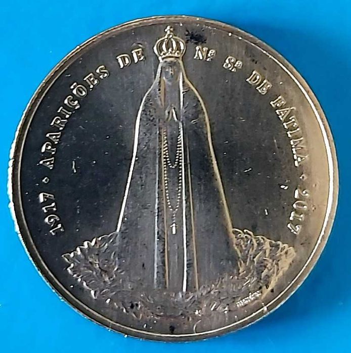 2,50  Euros de 2017, Portugal, Centº Aparição Nª Sª de Fátima