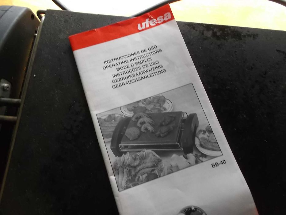 Grelhador de pedra eléctrico