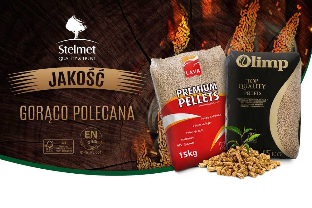 Pelet Pellet drzewny ENPlus A1/RUREX/ENVUN/ LAVA/DANCROS/ IGŁA/ itd..