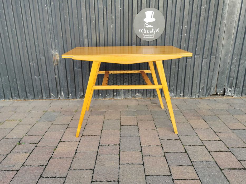 Stolik kawowy, ława Dřevotex OPMP Žamberk- Czechosłowacja '60 Design