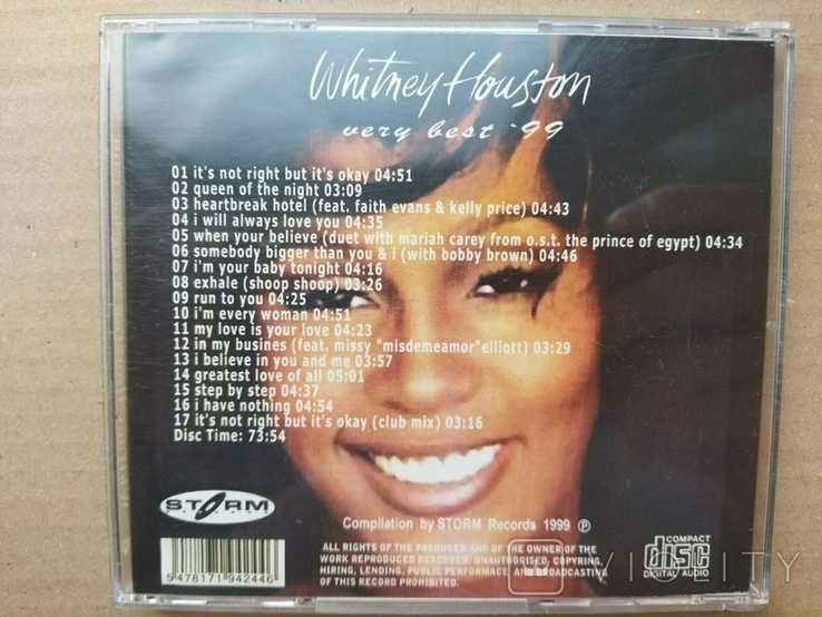CD диск Whitney Houston - Very Best 99