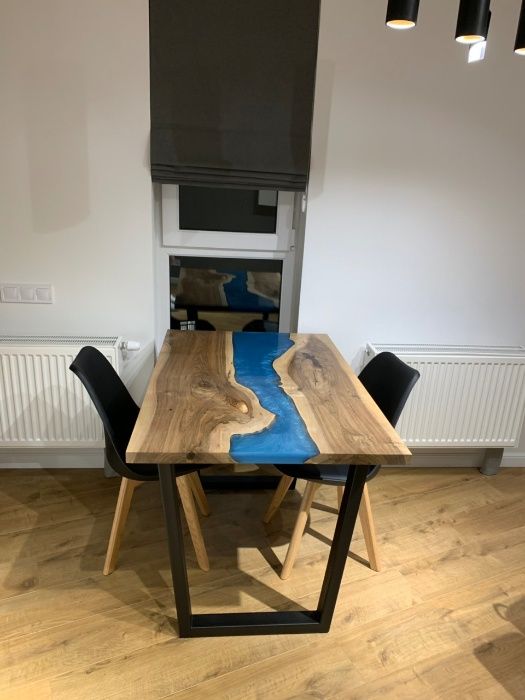 River Table. Стол Река, Стол из эпоксидной смолы в Киеве в наличии