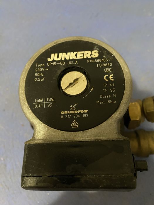 Pompa wody junkers do kotla gazowego