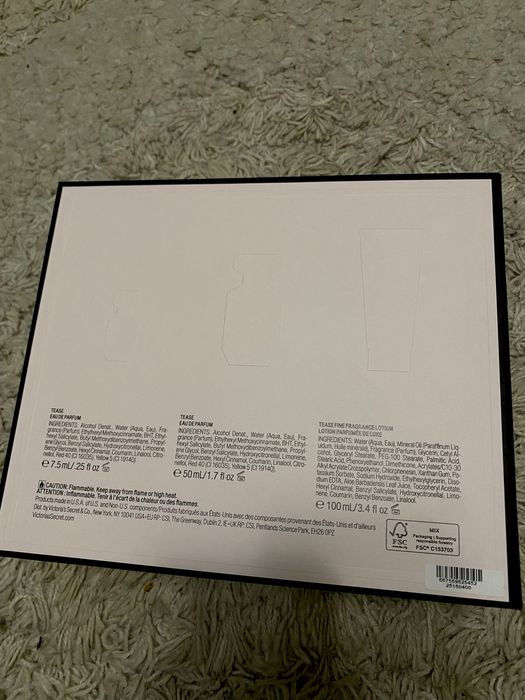 Набір Подарунковий Victoria's Secret Tease 3в1. ТОП НА 8 БЕРЕЗНЯ!