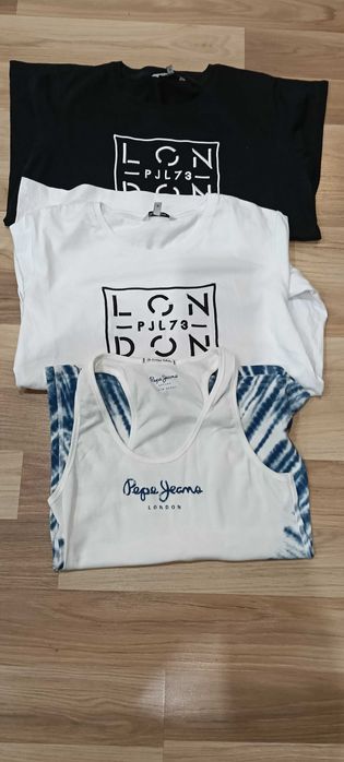3 koszulki Pepe Jeans rozm. M L
