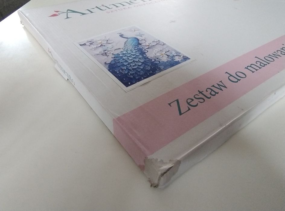 Nowy zestaw do malowania po numerach Paw,