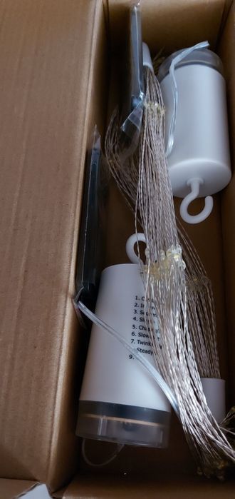 Lampki ozdobne zestaw dwie sztuki