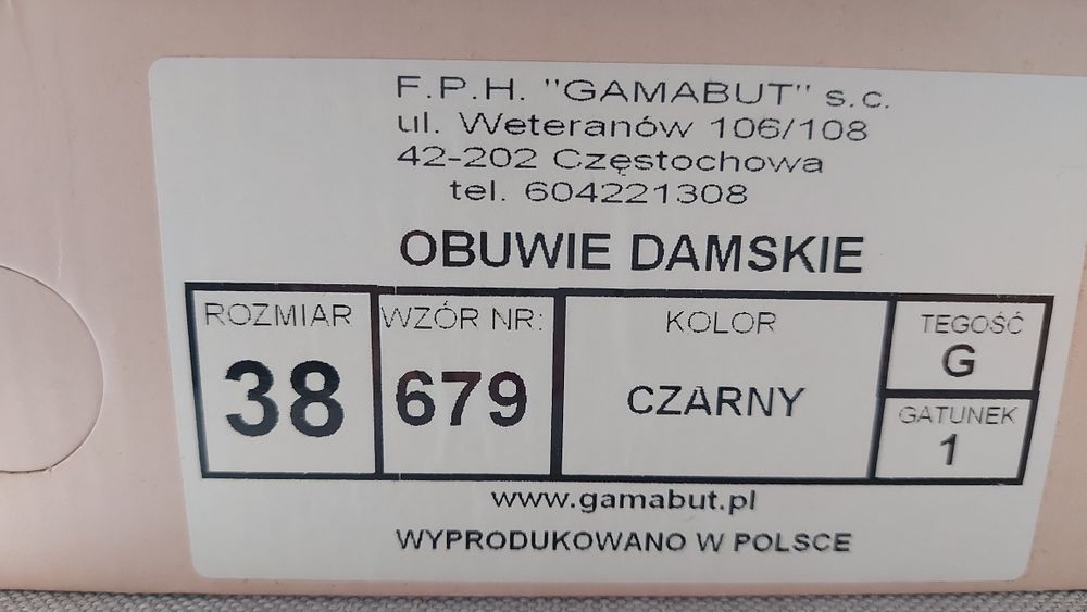 Czółenka buty damskie
