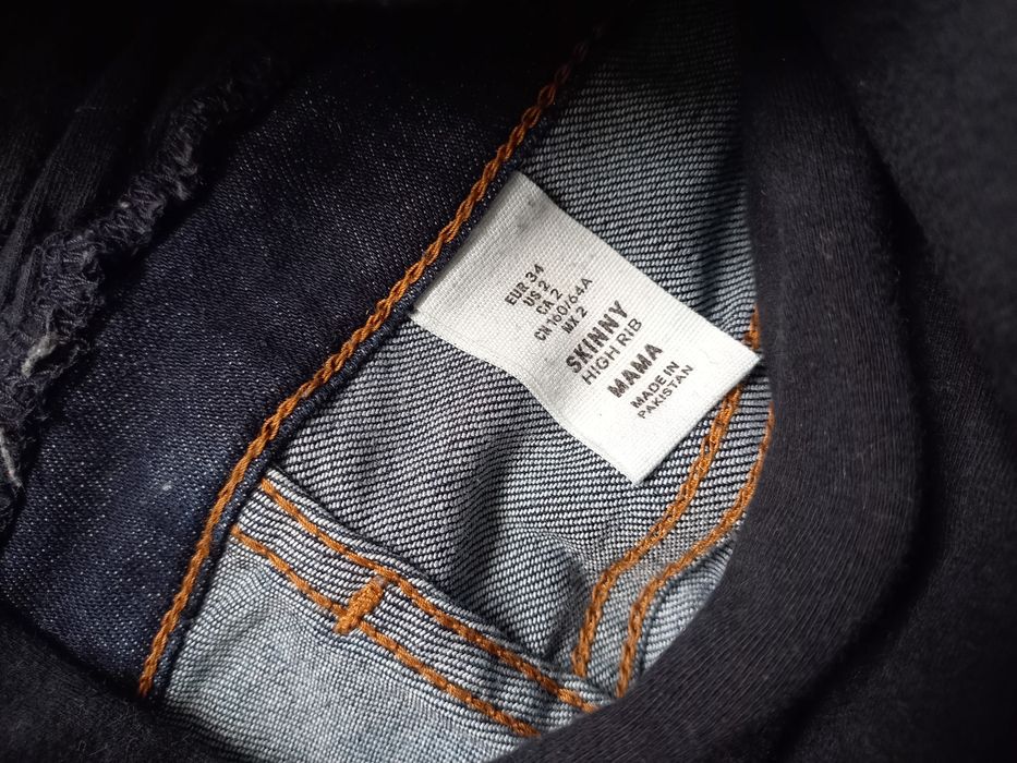 Jeansy ciążowe H&M mama XS