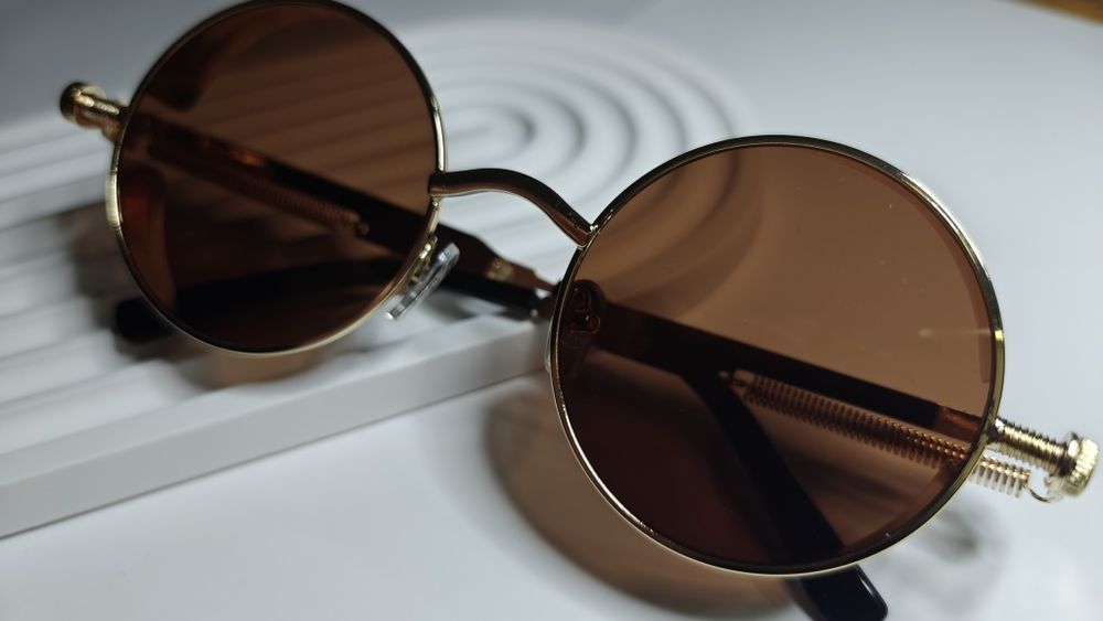 Okulary gotyckie, festiwalowe, steampunk