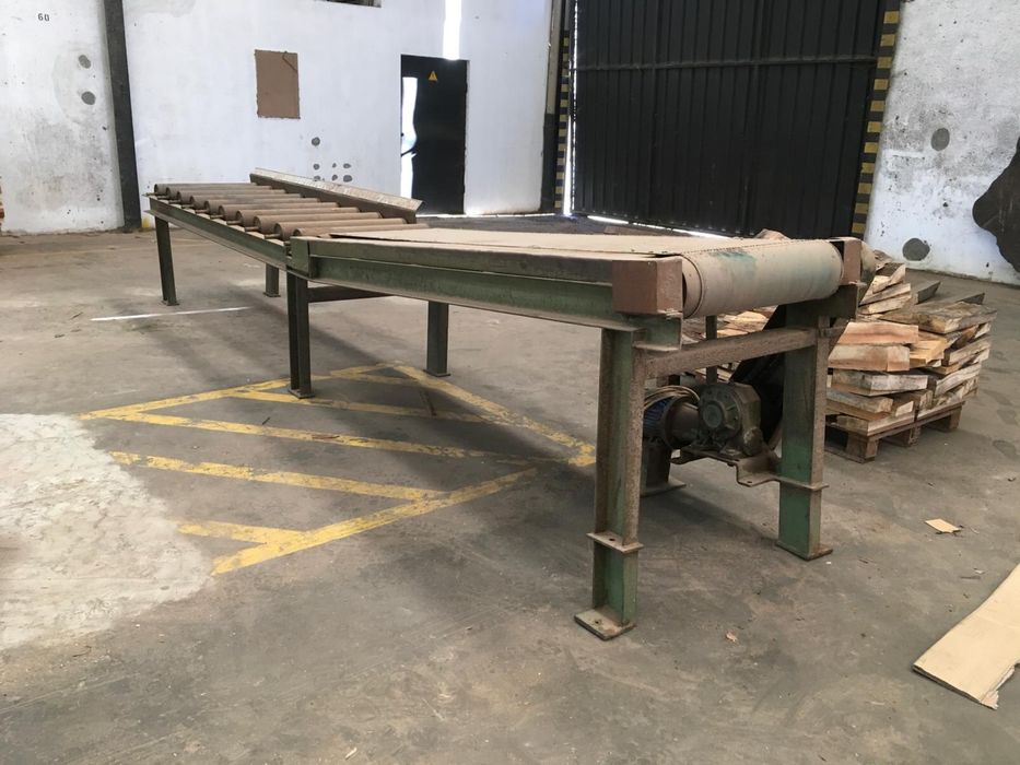 Tapete Transportador de rolos e lona