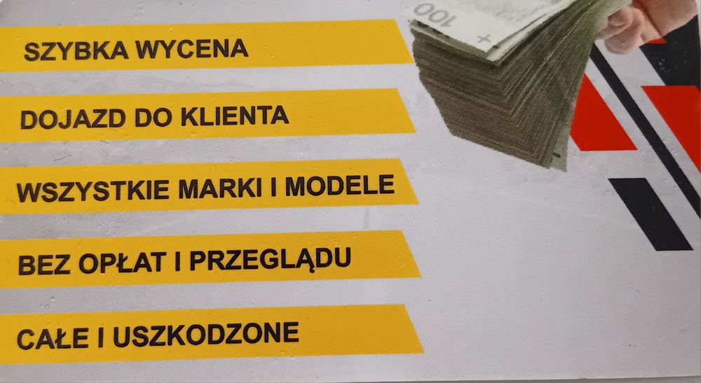 Skup aut osobowych dostawczych motocykli i quadów  zachodniopomorskie 24h