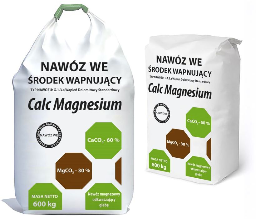 Wapno nawozowe kredowe magnezowe granulowane kreda