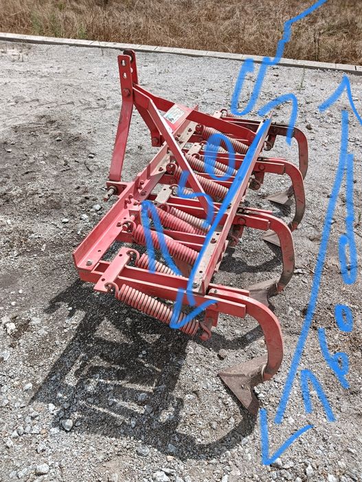 Escarificador 7 destes mola dupla