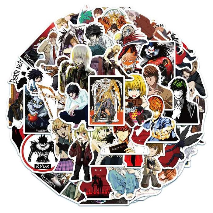 Death Note naklejki 50 sztuk Anime Manga