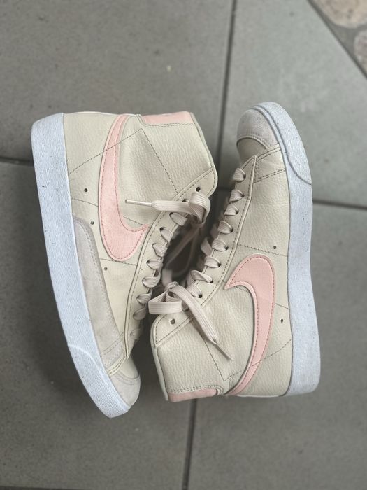 Skórzane sneakersy damskie Nike Blazer Mid 77